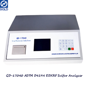 GD-17040 Лабораторный прибор для анализа сырой нефти рентгеновской флуоресценции дизельный анализатор серы Astm d4294